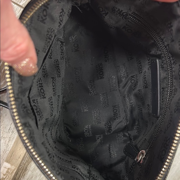 Michael Kors Black Crossbody Bag with Signature Monogram - Picture 10 of 14